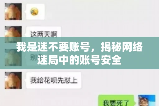 我是迷不要账号,揭秘网络迷局中的账号安全 我是迷不要账号,揭秘网络迷局中的账号安全
