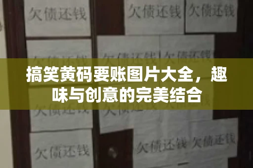 搞笑黄码要账图片大全，趣味与创意的完美结合