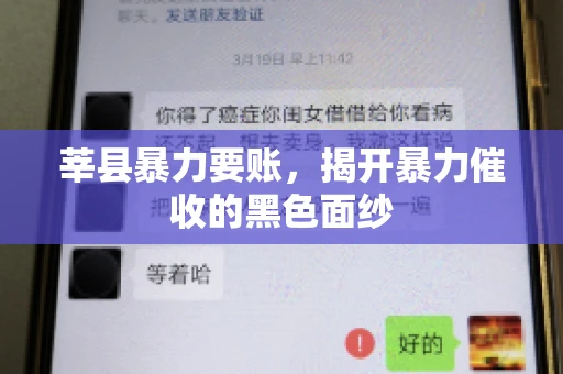 莘县暴力要账，揭开暴力催收的黑色面纱