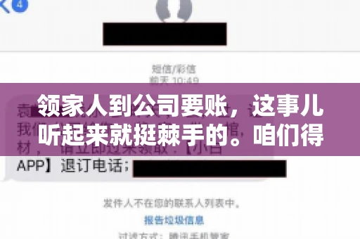 领家人到公司要账，这事儿听起来就挺棘手的。咱们得聊聊这其中的门道，毕竟，这涉及到家庭、法律和人情世故。话说回来，谁家没个难处呢？今天，咱们就聊聊这个话题，希望能给那些正为此头疼的朋友们提供点帮助。