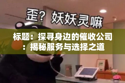 标题：探寻身边的催收公司：揭秘服务与选择之道